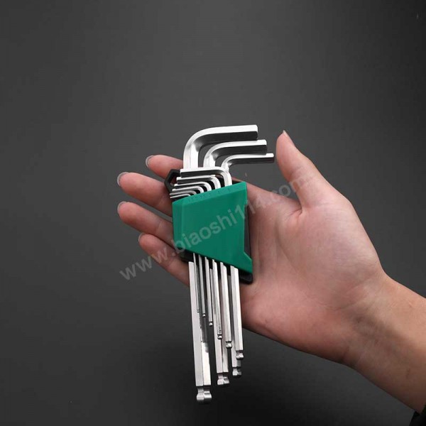 球头六角扳手L型球头扳手9件套