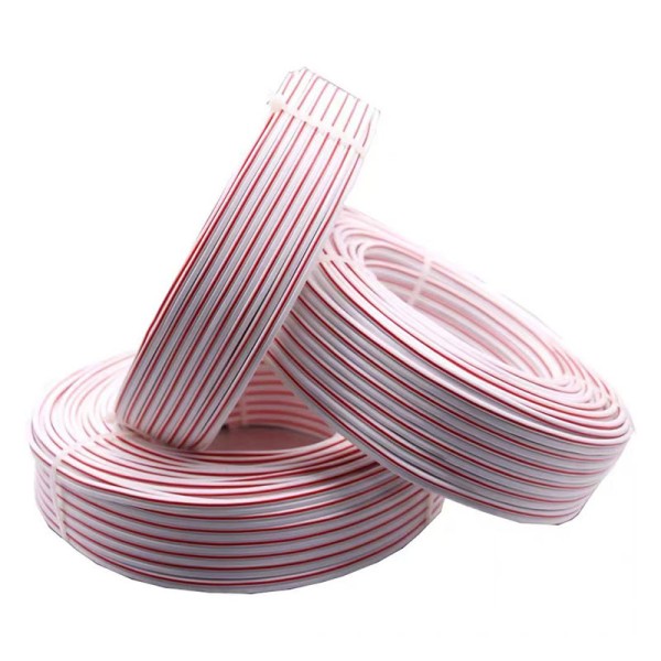 红白卷线镀锡平行线2芯LED亮化户外专用线200米 红白卷线镀锡平行线2芯LED亮化户外专用线200米