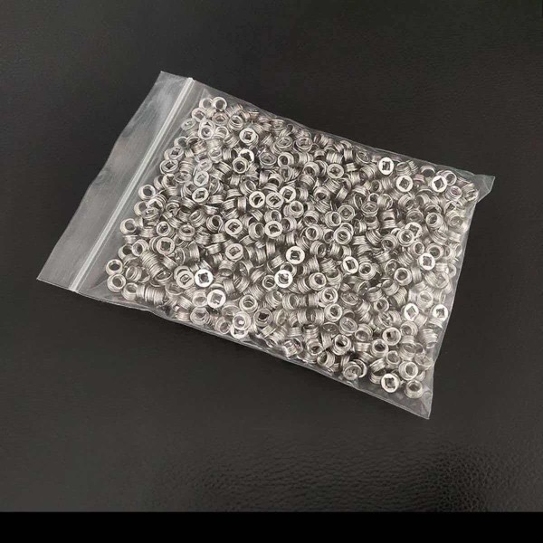 十字通孔M4双牙金属螺母迷你字预埋螺母1000个/包 十字通孔M4双牙金属螺母迷你字预埋螺母1000个/包