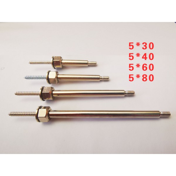 100 sets / 1 package of fixed support feet for installation of light-emitting words of back marking lamp