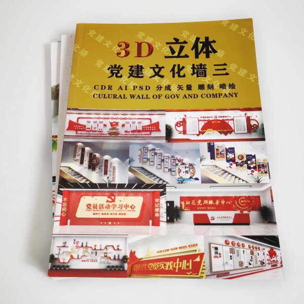 3D three-dimensional party building culture wall III 183 pages with large capacity